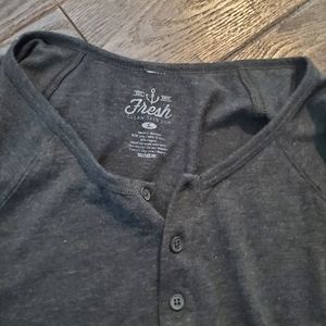 Fresh Clean Tees Men's Grey Long Sleeve Shirt